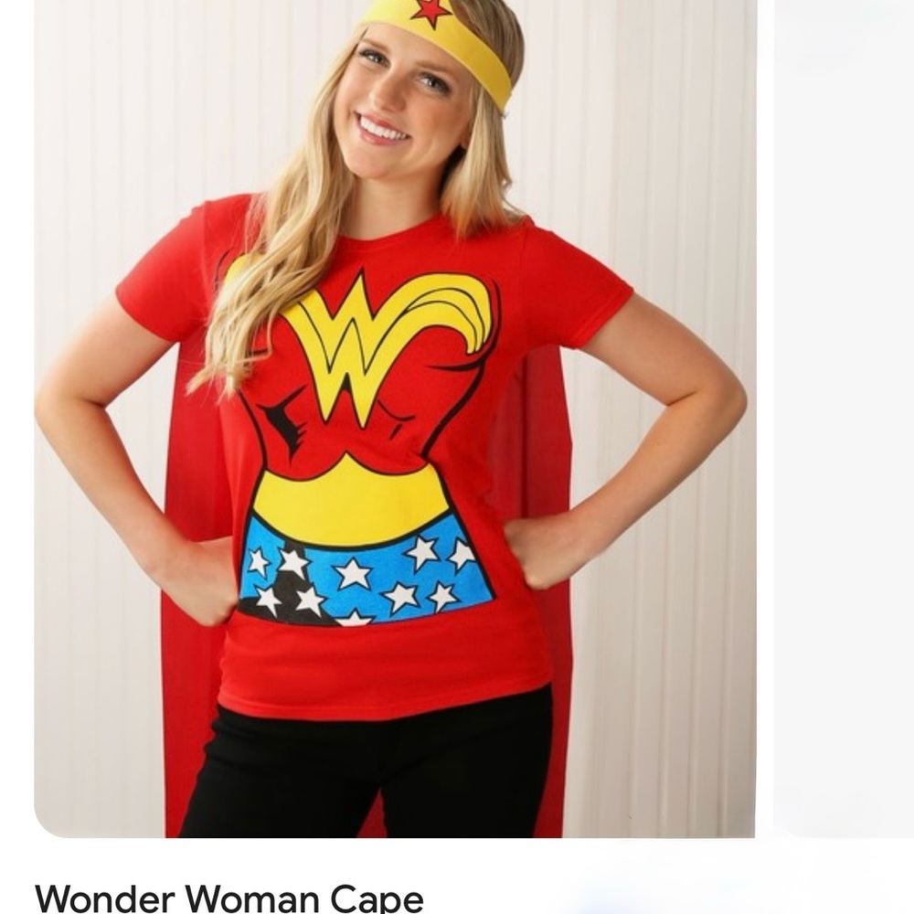 Red Wonder Woman Graphic Tee